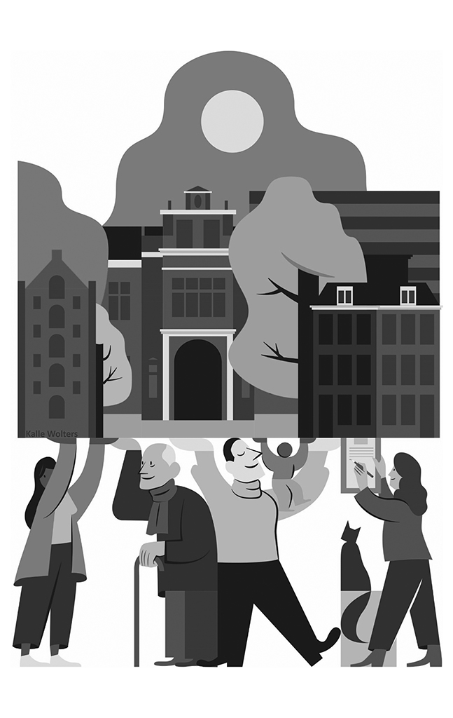 It takes a village to grow old