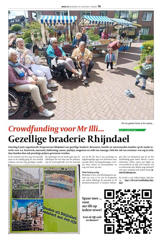 WIJdezorg Rhijndael spaart voor 6x Mr illi!