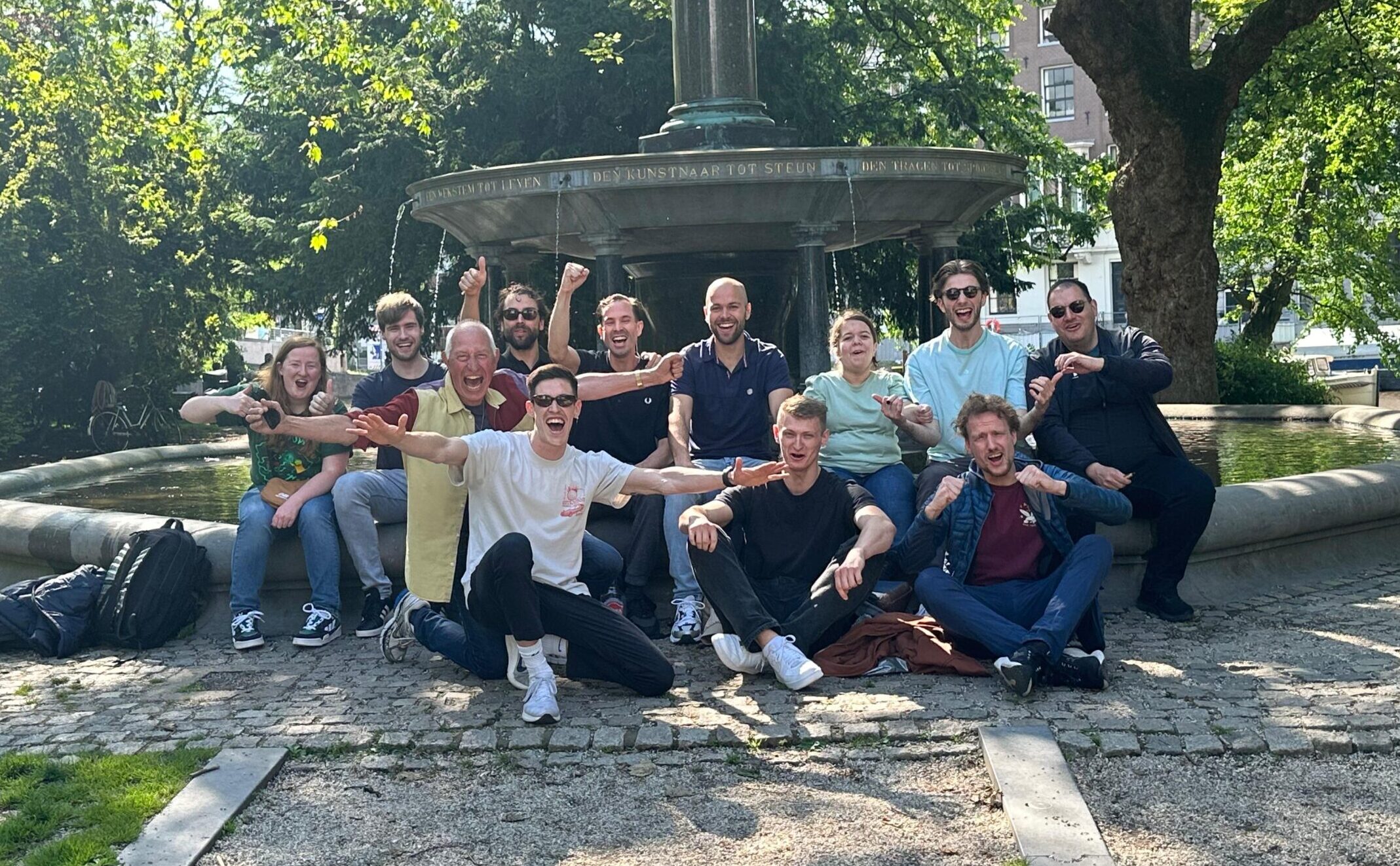 Een jong en divers team uit verschillende werkvelden