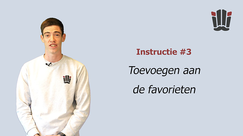 3. Onder favorieten apps