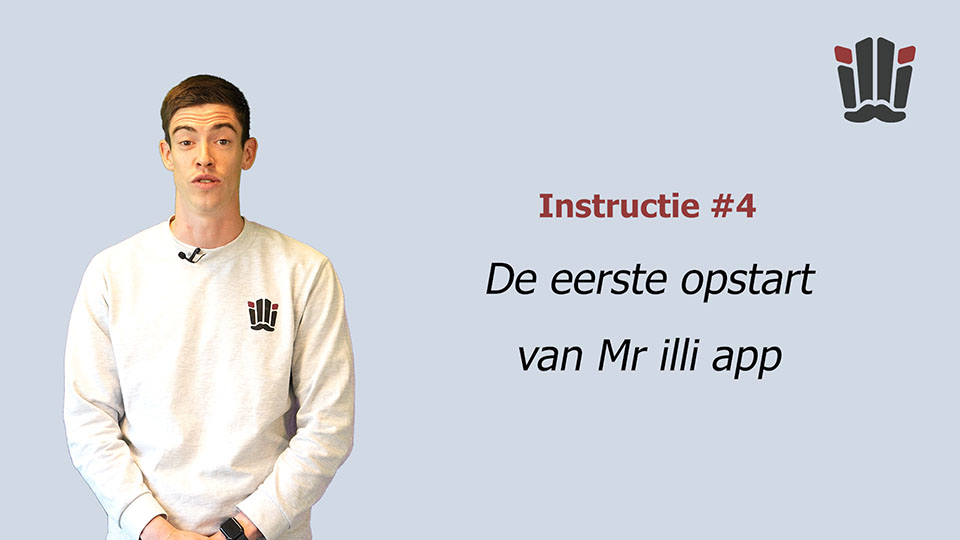 4. Eerste opstart app