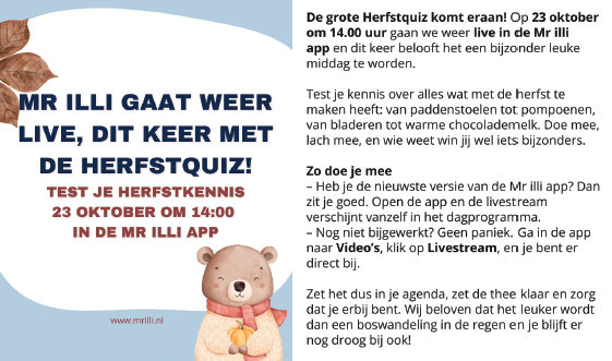 Oktober nieuwsbrief! 🗞️