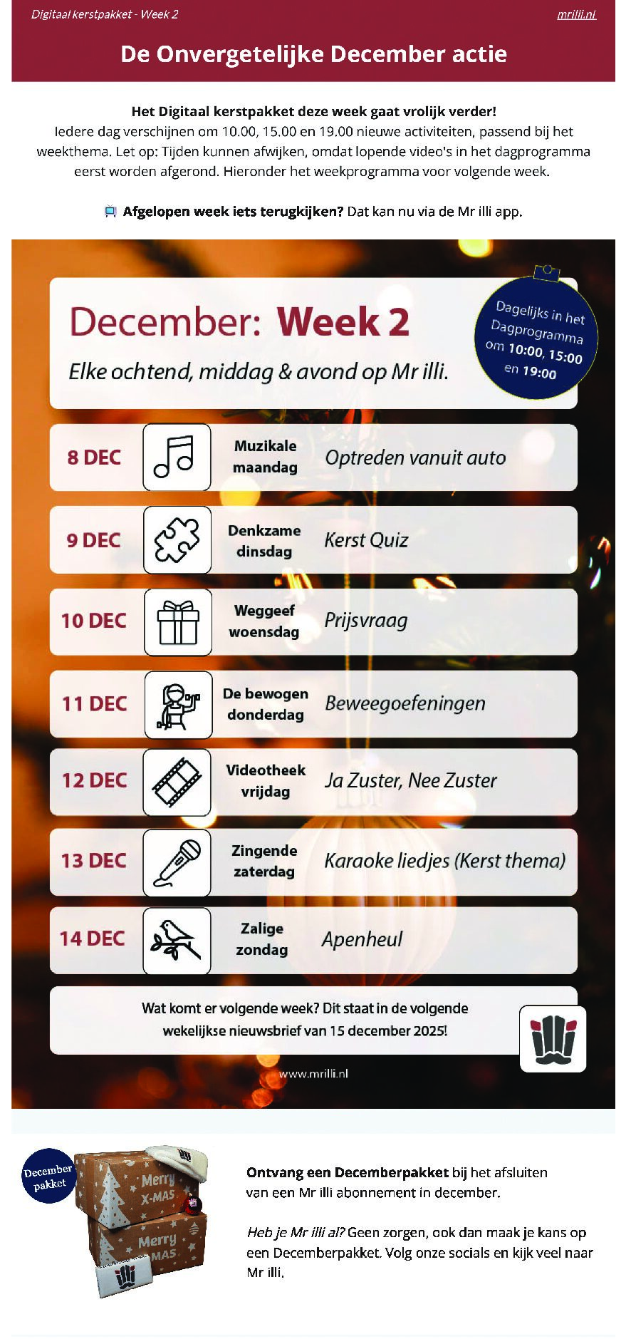 Digitaal kerstpakket – Week 2 🗞️