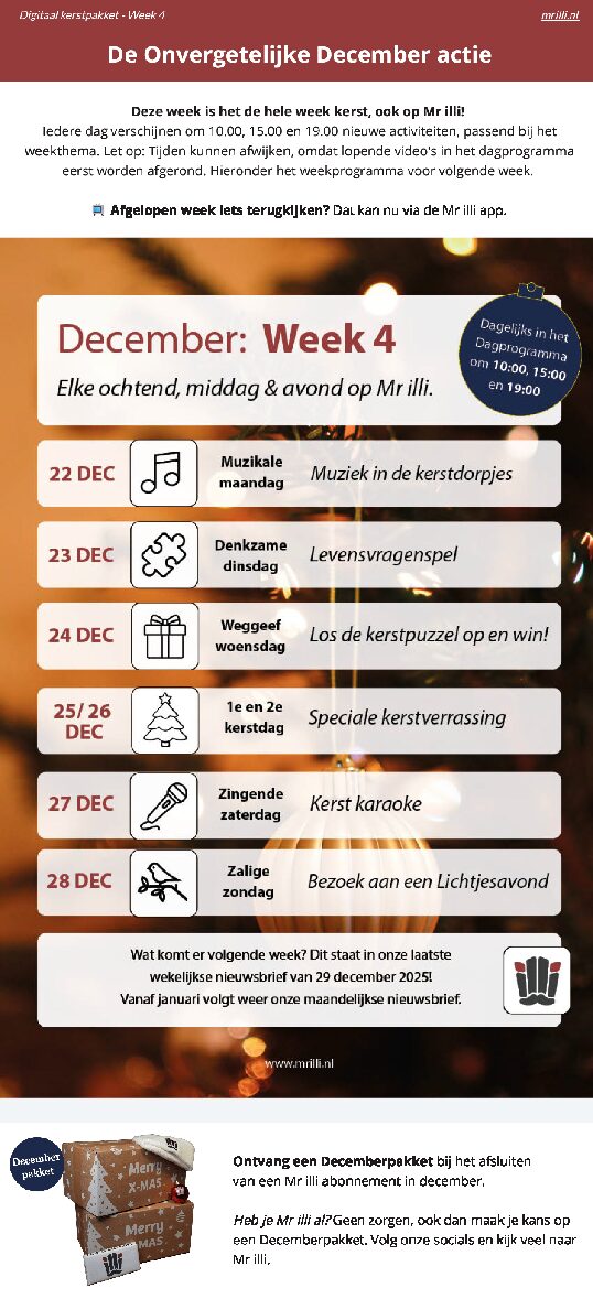 Digitaal kerstpakket – Week 4 🗞️