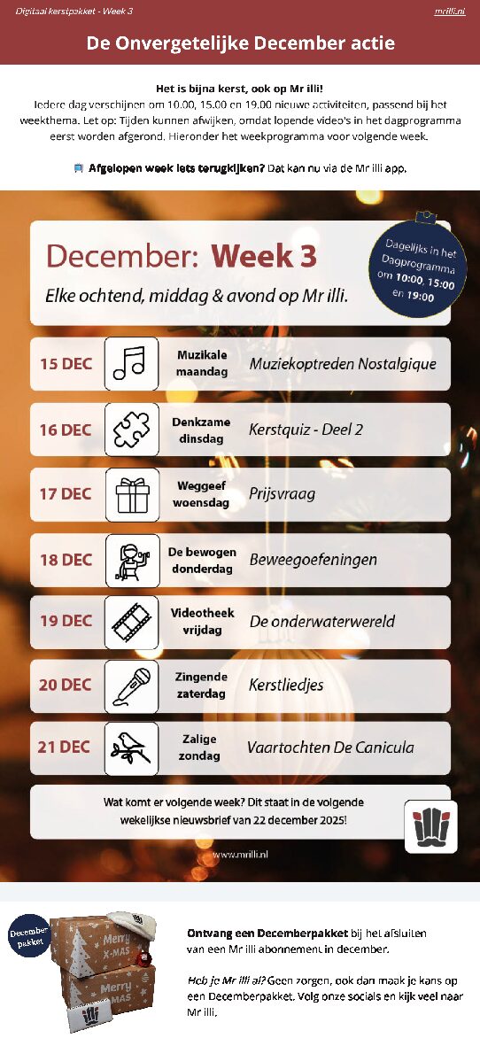 Digitaal kerstpakket – Week 3 🗞️