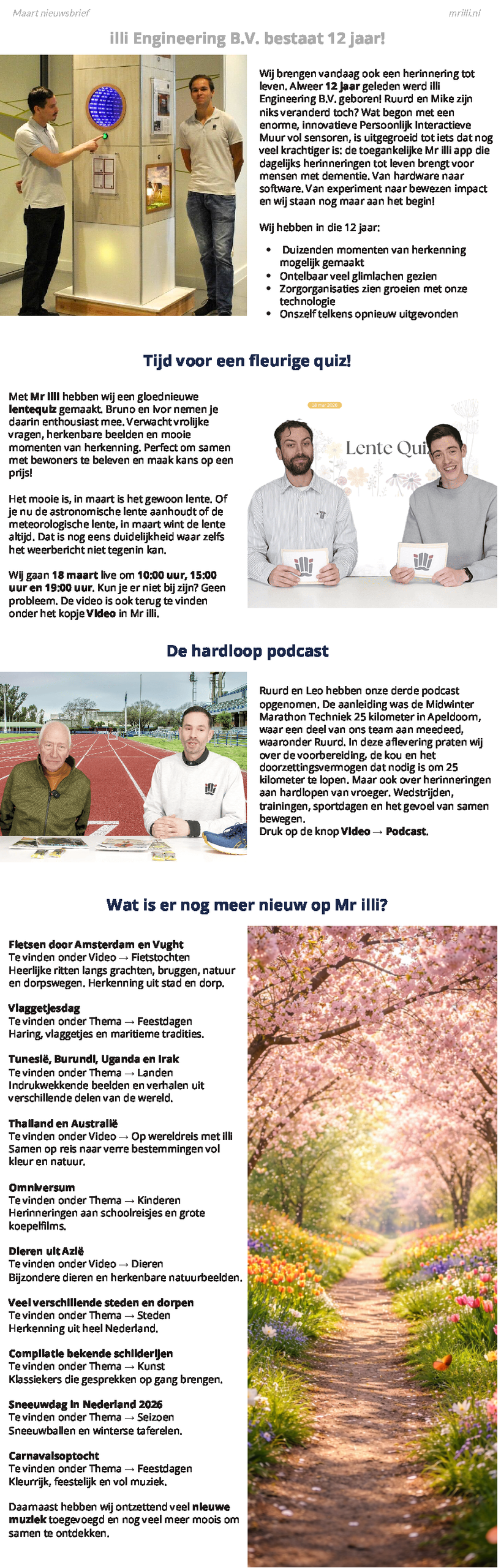 Maart nieuwsbrief! 🗞️
